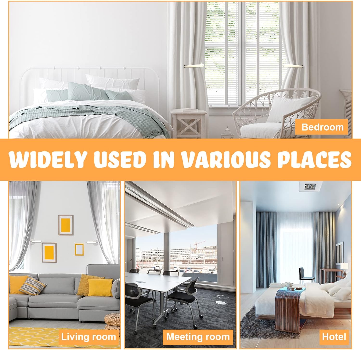 Curtain Holders Gold Curtain Holdbacks Self Adhesive Drapery Curtain Tiebacks L Shaped Curtain Hooks Nordic Style Window Treatment Holdbacks for Home Office Decorative Curtain Decor (White, 2 Pcs) - Image 5